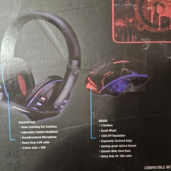 Soundlogic XT Lightup 4-in-1 Gaming Combo Kit! - Picture 5 of 7